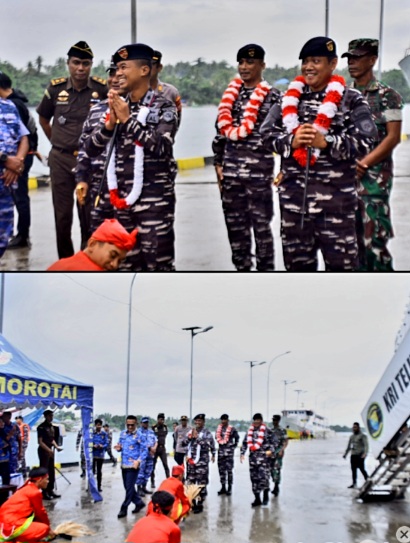 Satgas Trisila TNI AL 2025 Tiba di Morotai, Disambut Hangat Pemda dan ...