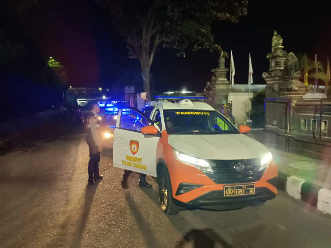 Blue Light Patrol, Polres Tabanan Pantau Obyek Vital