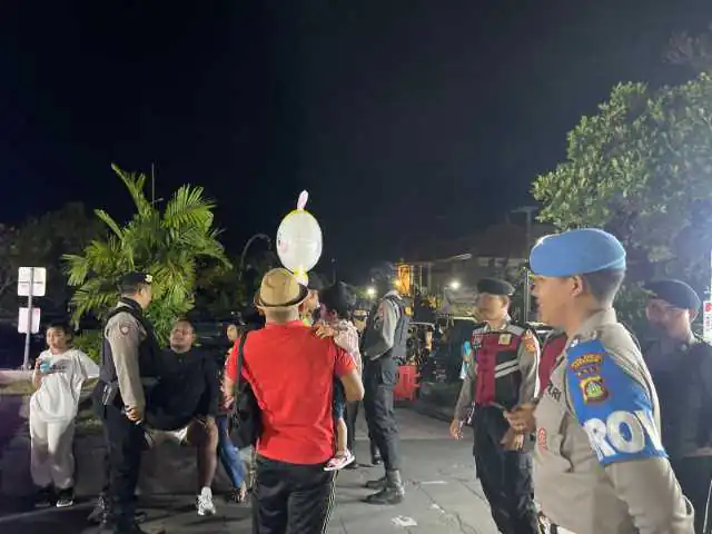 Blue Light Patrol Polres Tabanan, Waspadai Kerawanan Malam Minggu