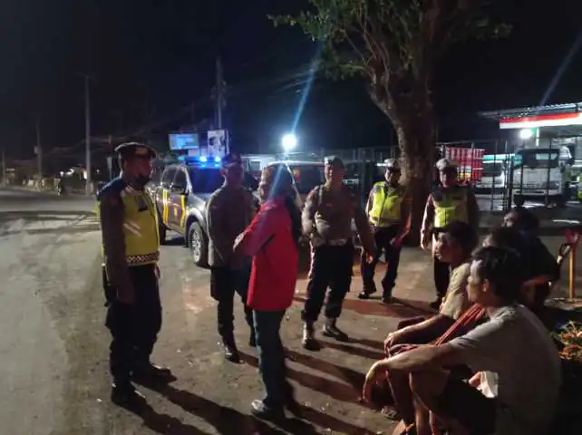 Blue Light Patrol, Polsek Dentim Susuri Zona-zona Rawan Kriminalitas