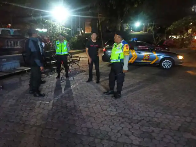 Polsek Bangli Tingkatkan Kegiatan Blue Light Patrol