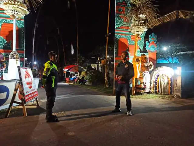 Jaga Situasi Tetap Kondusif, Polsek Bangli Tingkatkan Kegiatan Blue Light Patrol