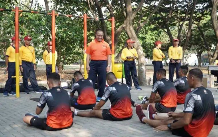 Jelang Akhir Pendidikan, Calon Siswa Terbaik Diktukpa TNI AL Angkatan 53 Laksanakan Garjas