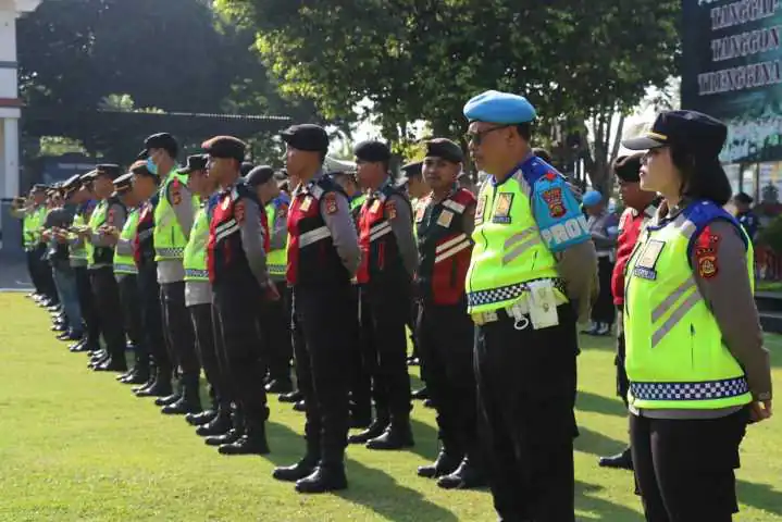 Karendalops Pimpin Apel OMB 2023-2024, Tingkatkan pemantauan perkembangan Situasi Suhu Politik Kab.Tabanan