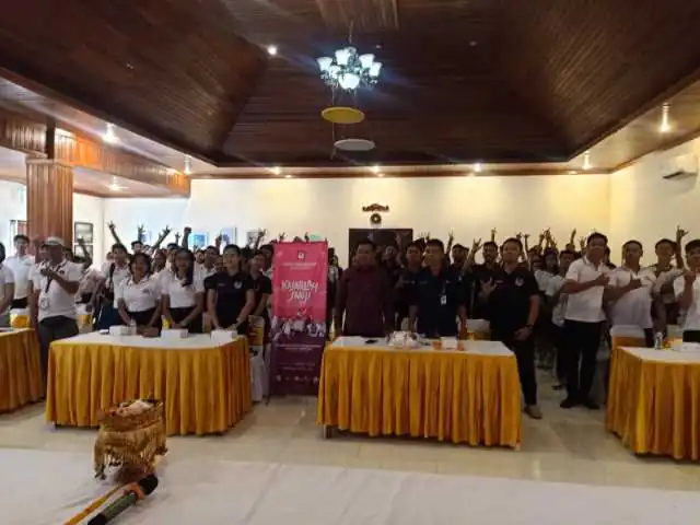 Monitoring Nonton bareng Film Kejarlah Janji Garapan KPU.