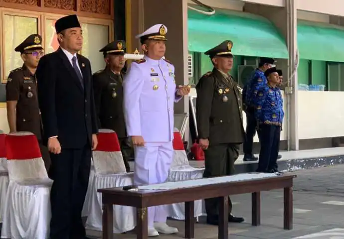 Danlanal Batuporon Bersama Forkopimda Ikuti Upacara Memperingati Hari Kesaktian Pancasila