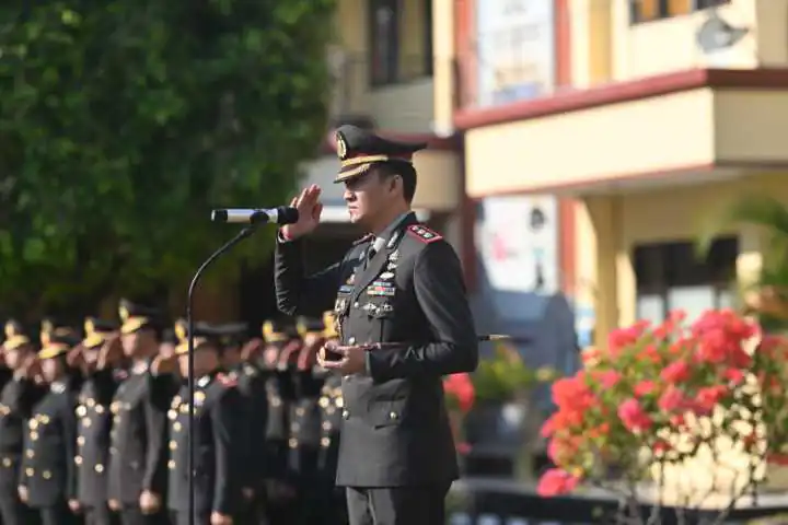 Upacara Peringatan Hari Kesaktian Pancasila 01 Oktober 2023, Dipimpin Kapolres Buleleng.