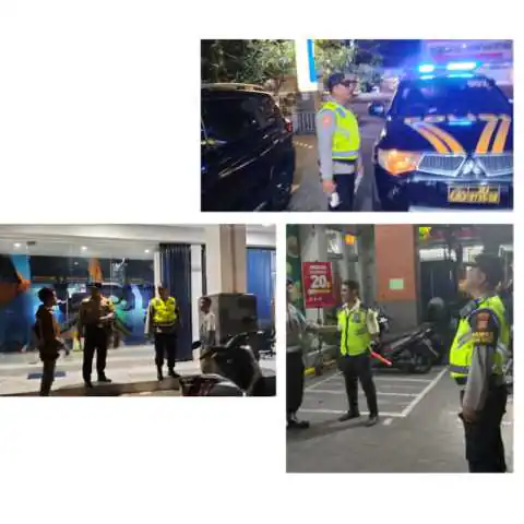 Antisipasi Gangguan Kamtibmas, Polsek Kutsel Rutin Patroli Blue Light.