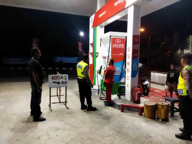 Cegah Terjadinya Gangguan Kamtibmas, Polsek Bangli Tingkatkan Kegiatan Blue Light Patrol