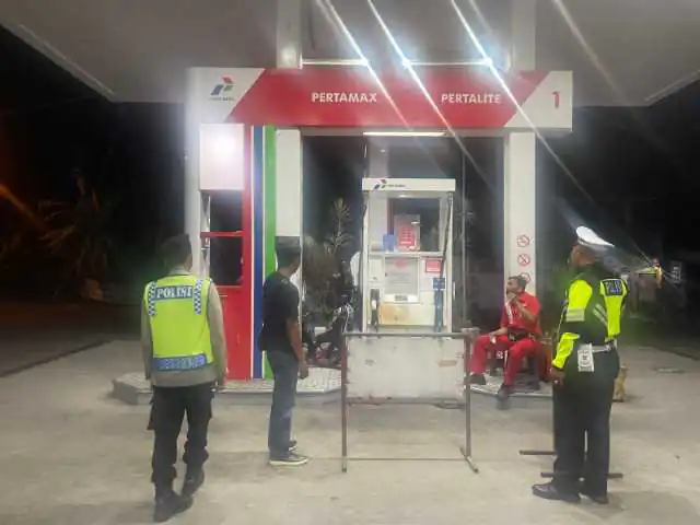 Cegah Terjadinya Gangguan Kamtibmas, Polsek Bangli Tingkatkan Kegiatan Blue Light Patrol