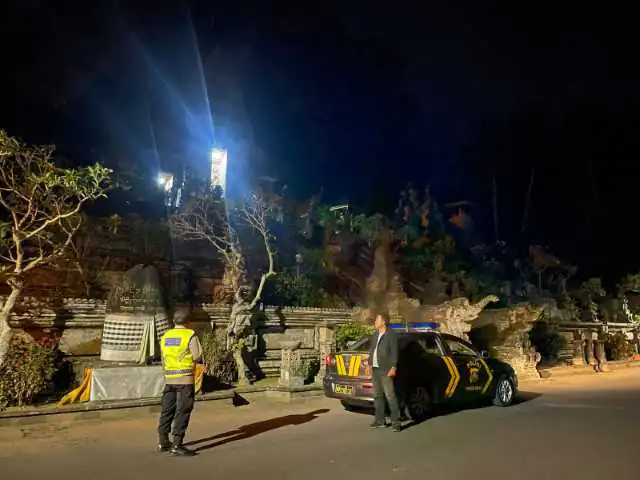 Cegah Terjadinya Gangguan Kamtibmas, Polsek Bangli Tingkatkan Kegiatan Blue Light Patrol