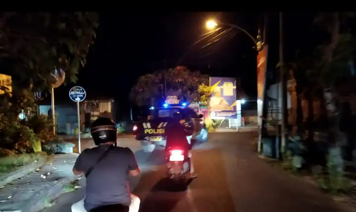 Ciptakan Kamtibmas Aman, Polsek Dentim Gencarkan Pelaksanaan Blue Light Patrol