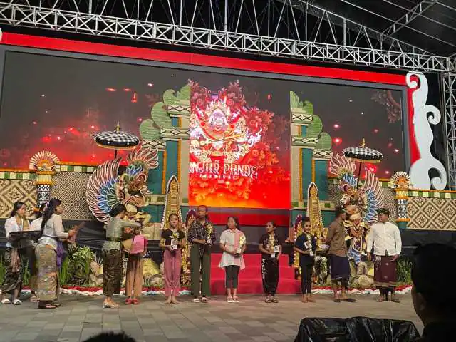 Jaga Situasi Tetap Kondusif, Pawas Bersama Anggota Sambangi Alun-alun Bangli