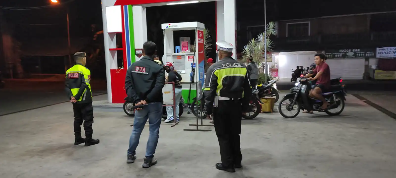 Jaga Situasi Tetap Kondusif, Polsek Bangli Tingkatkan Kegiatan Blue Light Patrol