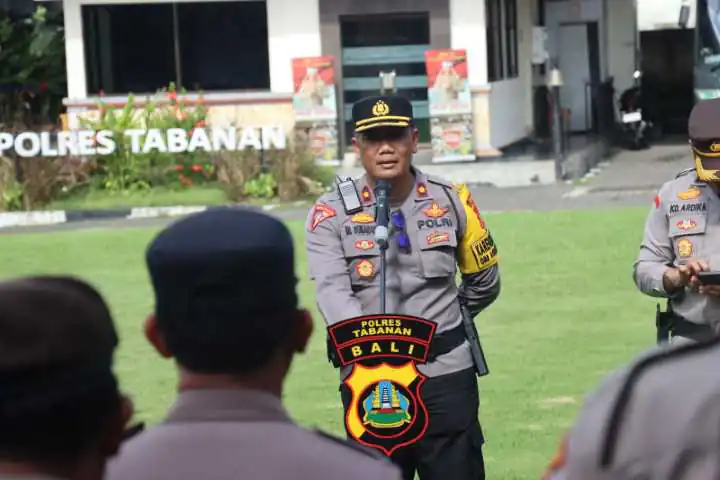 Karendalops Pimpin Apel OMB 2023 -2024,Masuki hari ke 2 dalam Masa Kampanye diharapkan Personil Sigap – Siaga dalam Pelaksanaan Tugas Pengamanan