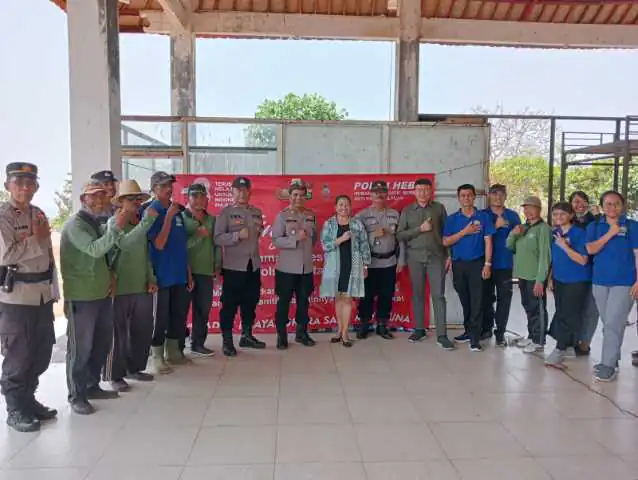 Minggu Kasih, Kapolsek Kutsel Hadir Berikan Himbauan Kamtibmas.
