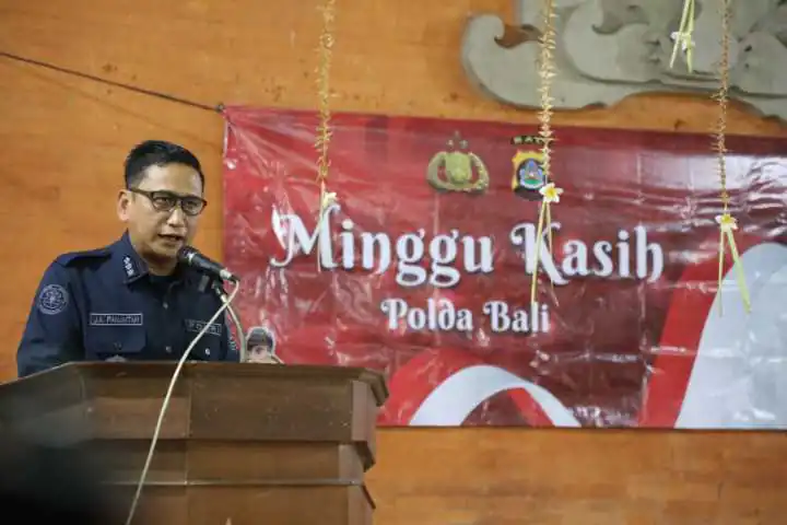 Minggu Kasih, Polda Bali Datangi Yayasan Duta Bina Bhuana