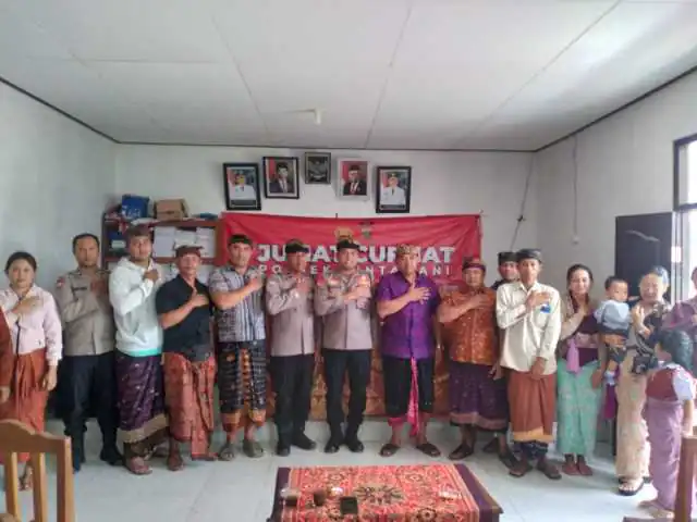Serap Keluhan dan Aspirasi Masyarakat, Kali Ini Polsek Kintamani Melaksanakan Jumat Curhat di Desa Manikliyu