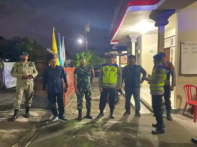 Antisipasi Kriminalitas Malam Minggu, Polres Tabanan Gelar Blue Light Patrol Gabungan Tiga Pilar