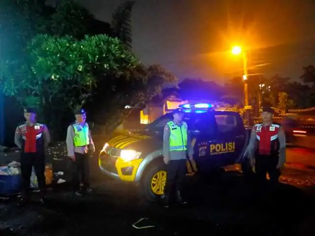 Blue Light Patrol Polsek Denpasar Utara Cegah Kerawanan Kamtibmas di Wilkum Polsek Denut