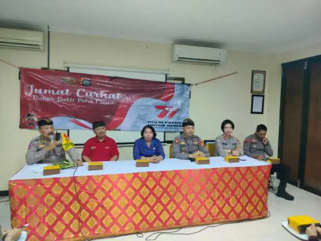 Gelar jumat curhat, Polda Bali dengar asporasi mahasiswa STIKES Wiramedika