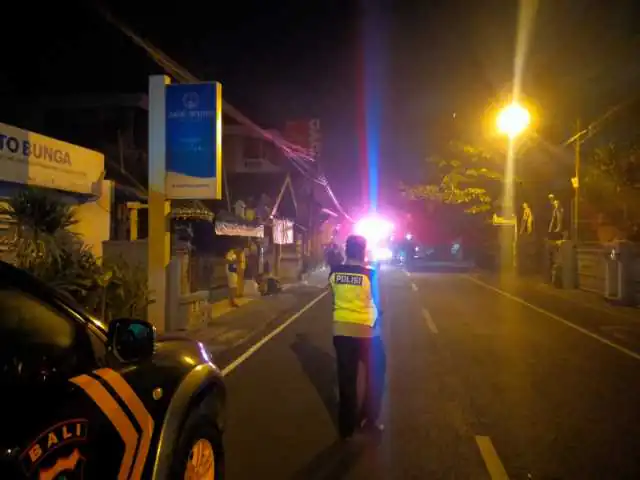 Blue Light Patrol Polsek Denpasar Utara Cegah Kerawanan Kamtibmas di Wilkum Polsek Denut
