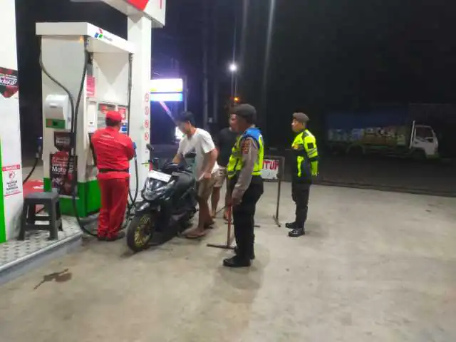 Jaga Situasi Tetap Kondusif, Polsek Bangli Tingkatkan Kegiatan Blue Light Patrol