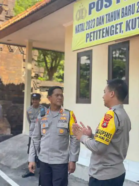 Kapolres Badung AKBP Teguh Priyo Wasono, Cek Pos Pantau Petitenget