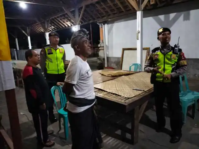 Menjelang Pemilu 2024 Personil Sat Samapta Polres Bangli Tingkatkan penggelaran Blue Light