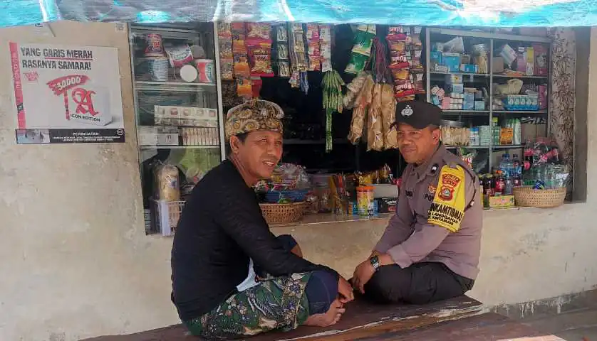 Polsek Kintamani Melaksanakan Jumat Curhat di Desa Mengani, Serap Keluhan dan Aspirasi Masyarakat