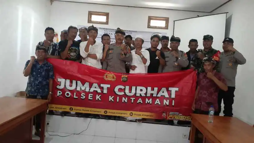 Polsek Kintamani Melaksanakan Jumat Curhat di Desa Trunyan, Serap Keluhan dan Aspirasi Masyarakat