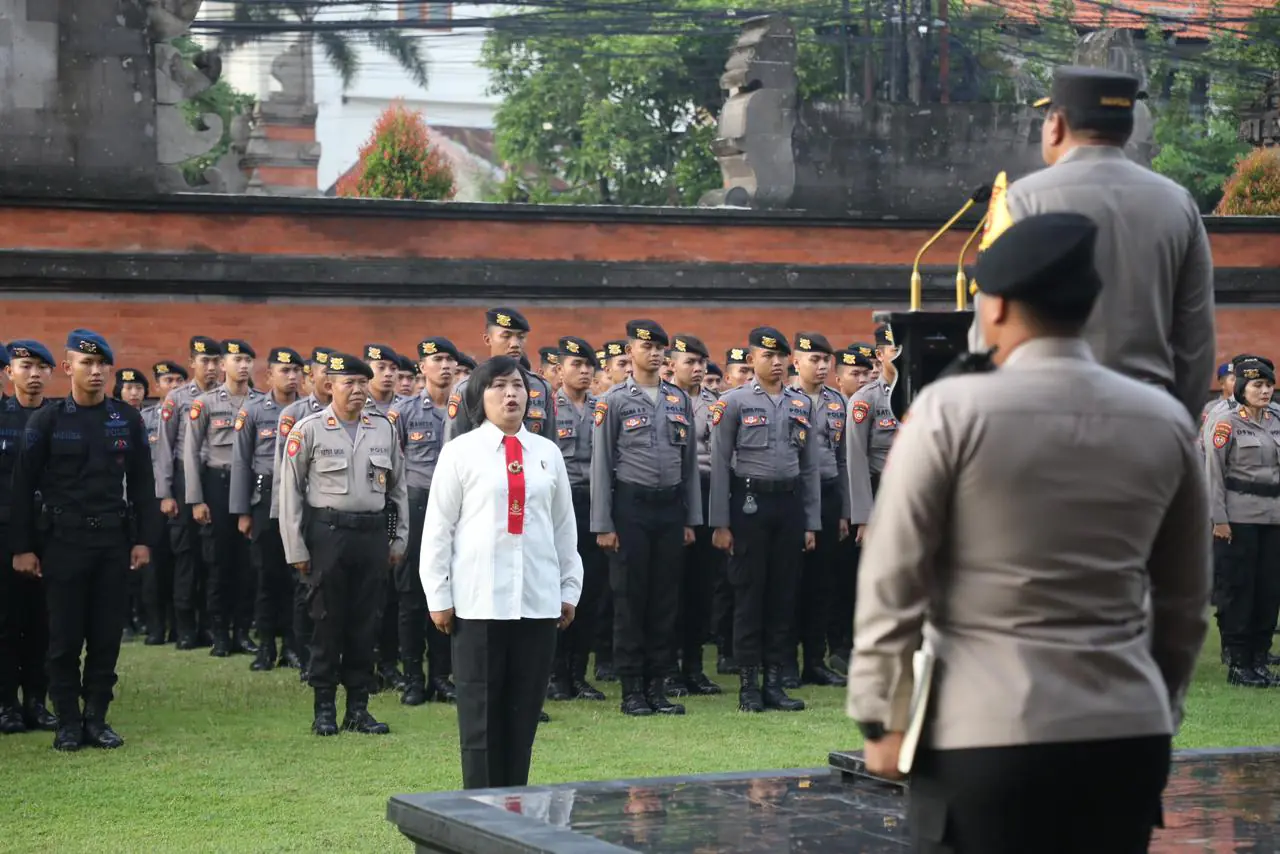 Apel Jam Pimpinan, Wakapolda Bali beri Beberapa Penekanan bagi Personel Polda