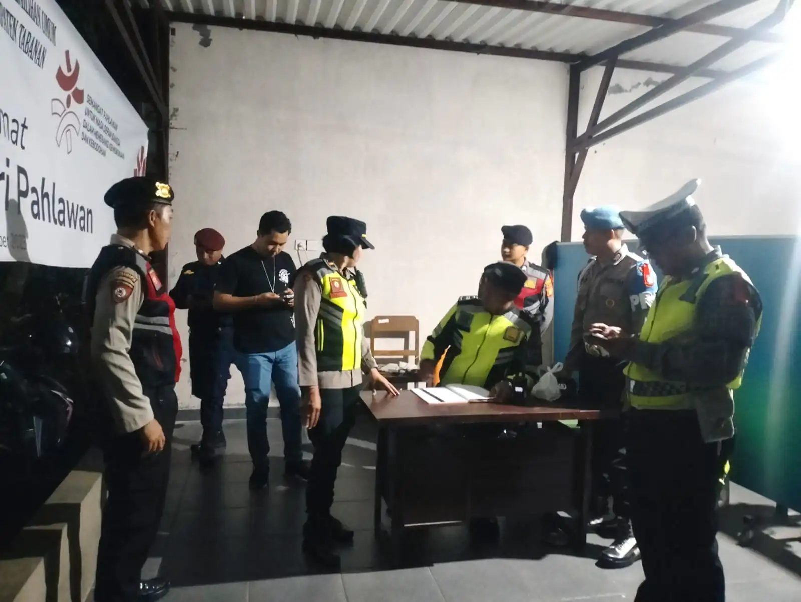 Blue Light Patrol Gabungan Tiga Pilar, Jaga Kamtibmas Tetap Kondusif Jelang Pemilu 2024