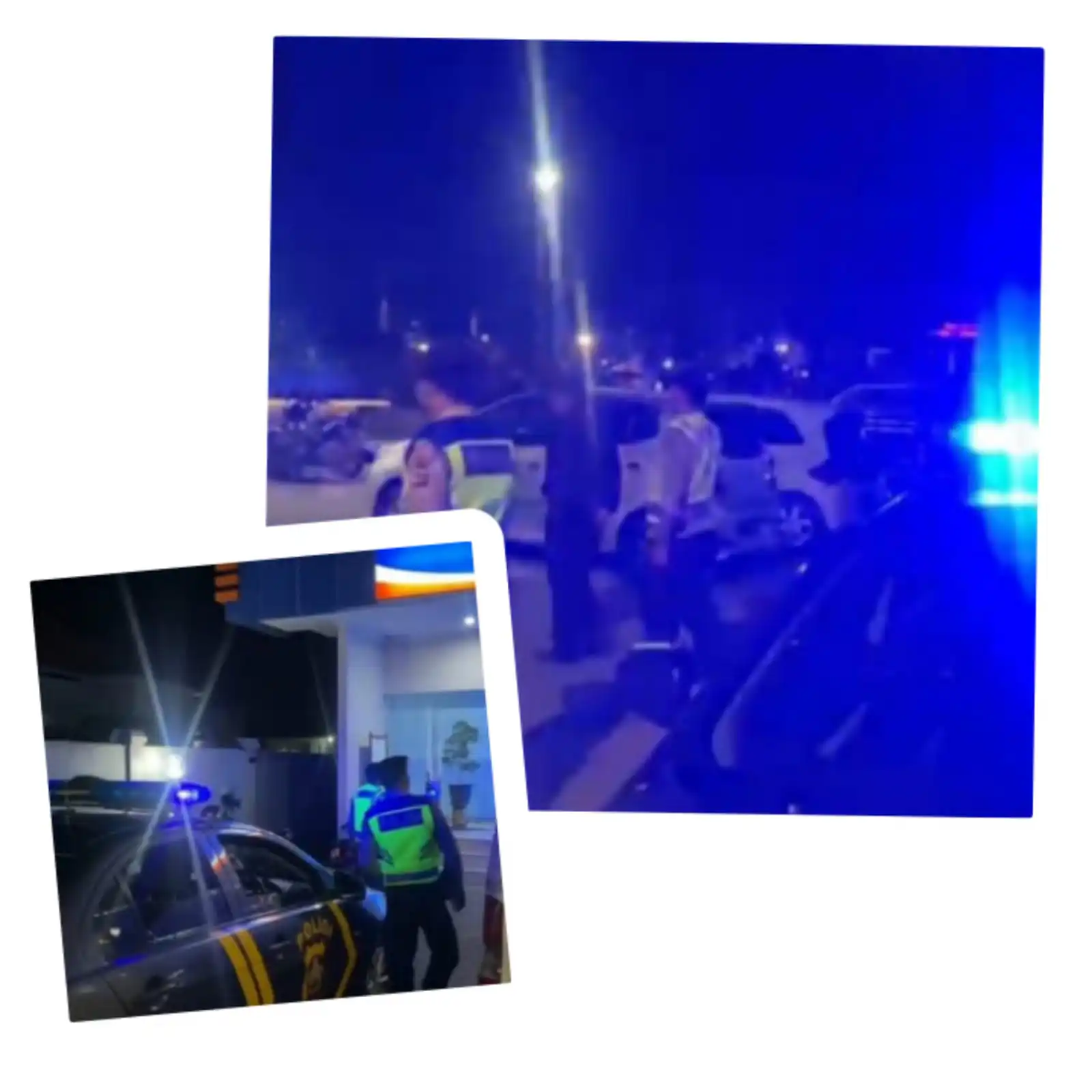 Cegah Terjadinya Gangguan Kamtibmas, Polsek Bangli Tingkatkan Kegiatan Blue Light Patrol