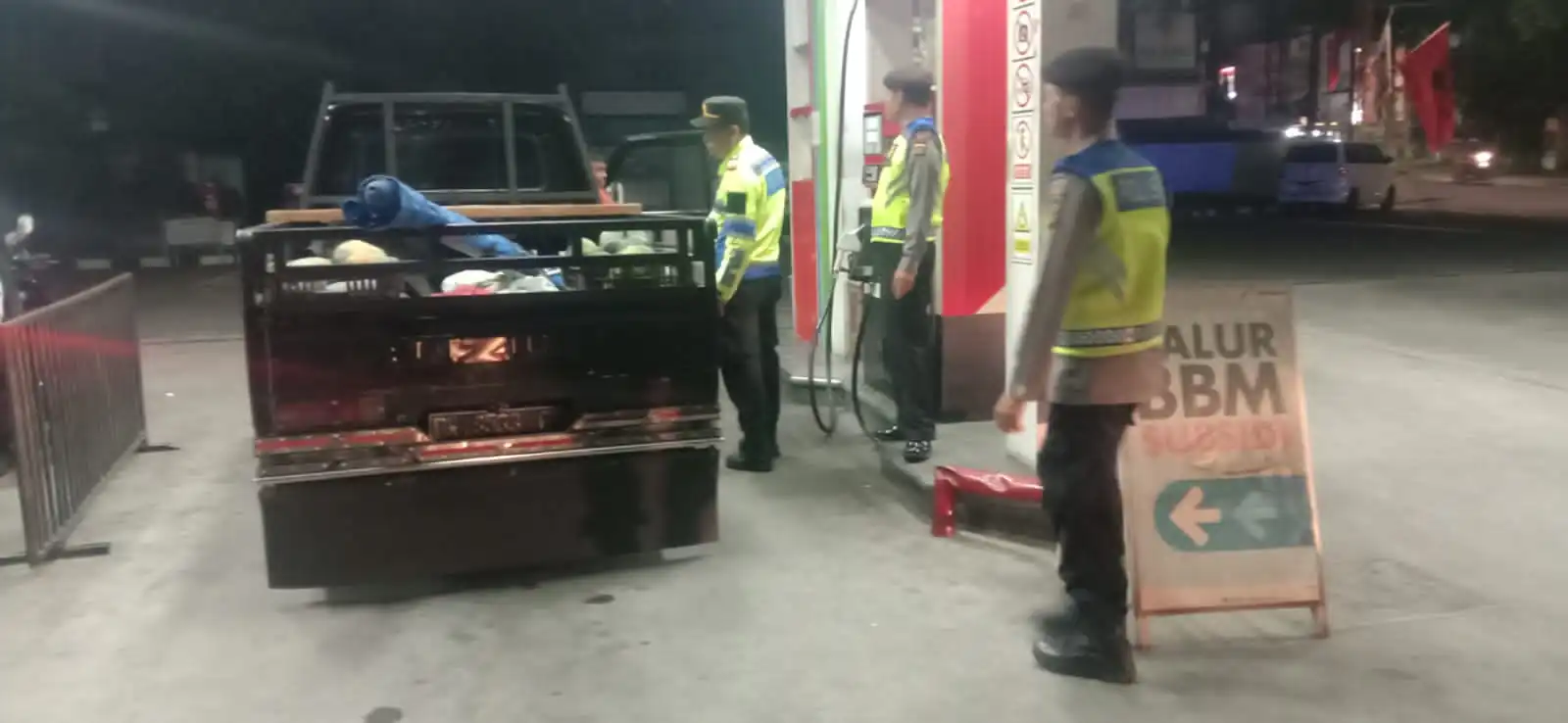 Jaga Situasi Tetap Kondusif, Polsek Bangli Dipimpin Pawas Tingkatkan Kegiatan Blue Light Patrol