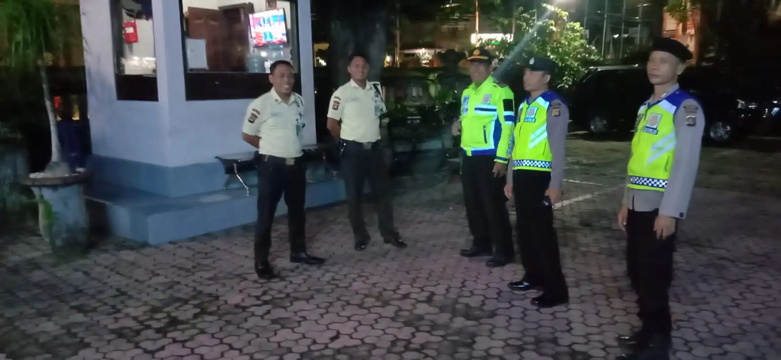 Jaga Situasi Tetap Kondusif, Polsek Bangli Tingkatkan Kegiatan Blue Light Patrol