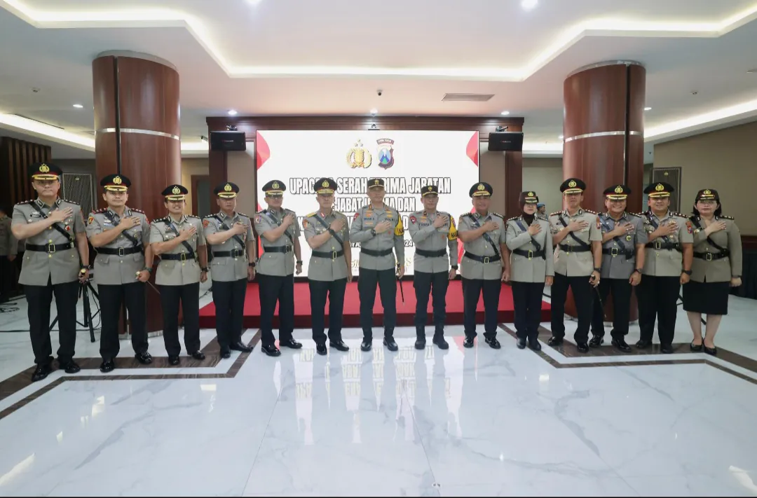 Kapolda Jatim Resmi Lantik Sejumlah Kapolres dan PJU