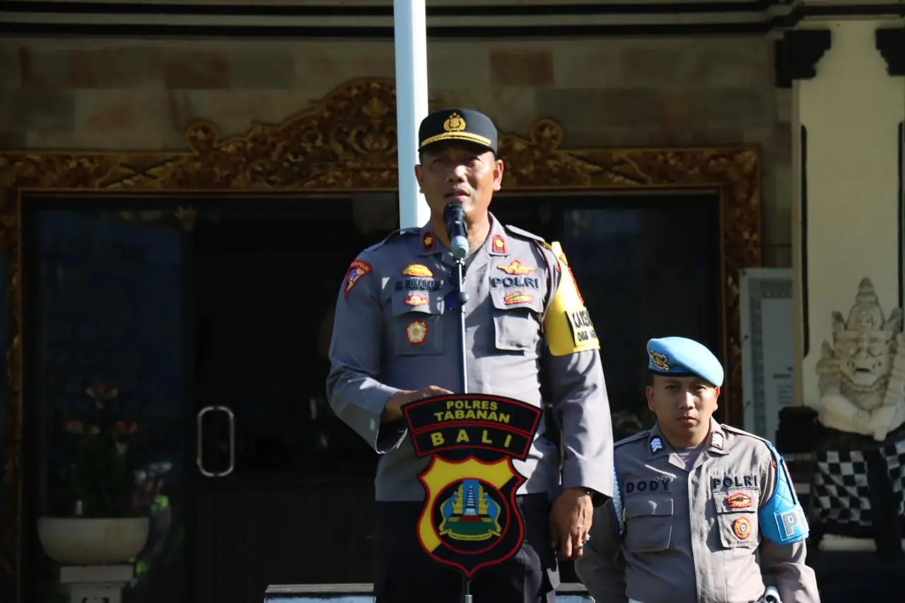 Karendalops Pimpin Apel OMB 2023 -2024,Kesiapan Pengamanan Jelang Pergantian Tahun 2024