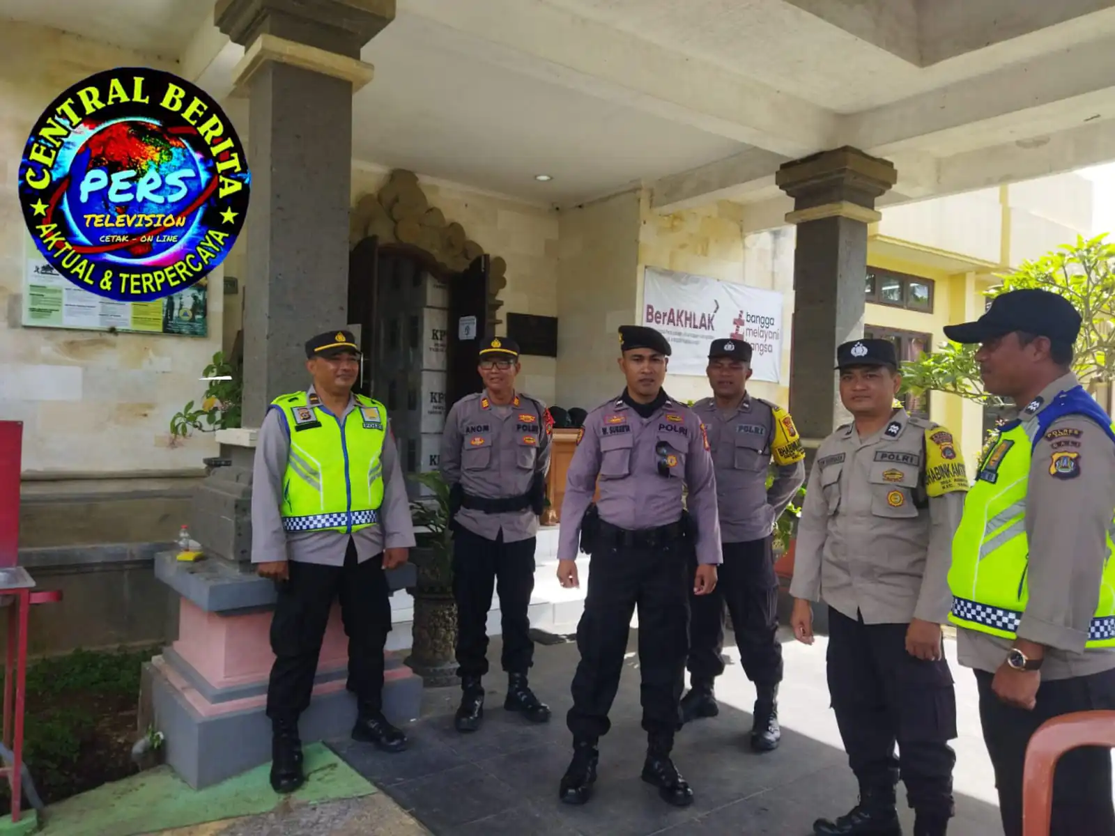 Jaga Kamtibmas Tetap Kondusif, Pawas Bersama Anggota Sambangi PPK Kec. Bangli