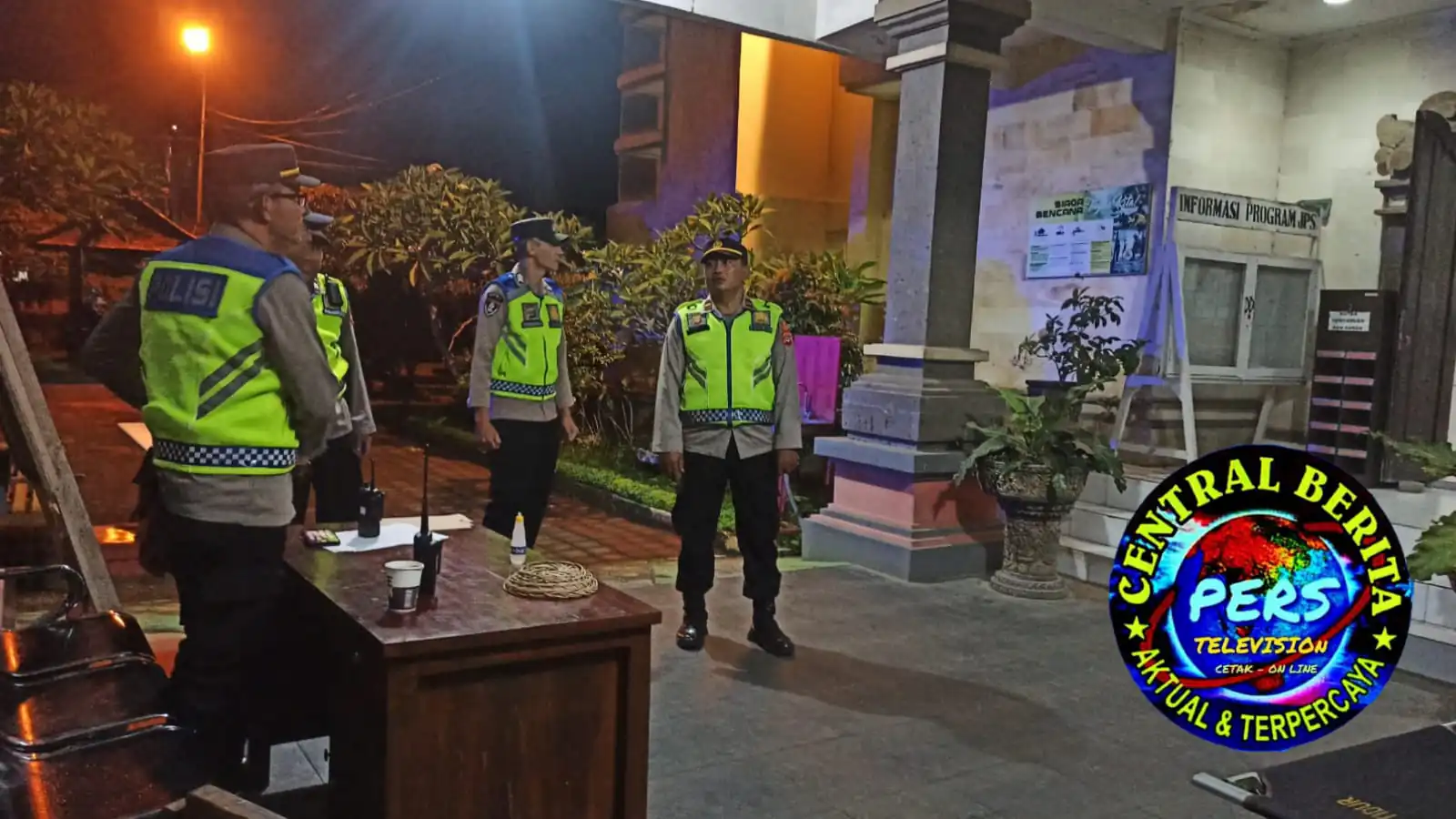 Jaga Kamtibmas Tetap Kondusif, Pawas Bersama Anggota Sambangi PPK Kec. Bangli