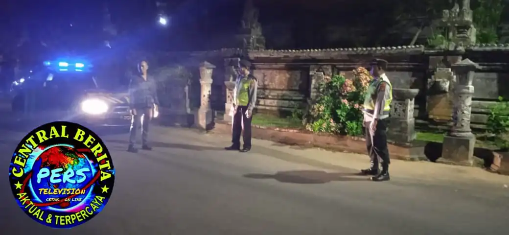 Jaga Situasi Tetap Kondusif, Polsek Bangli Tingkatkan Kegiatan Blue Light Patrol