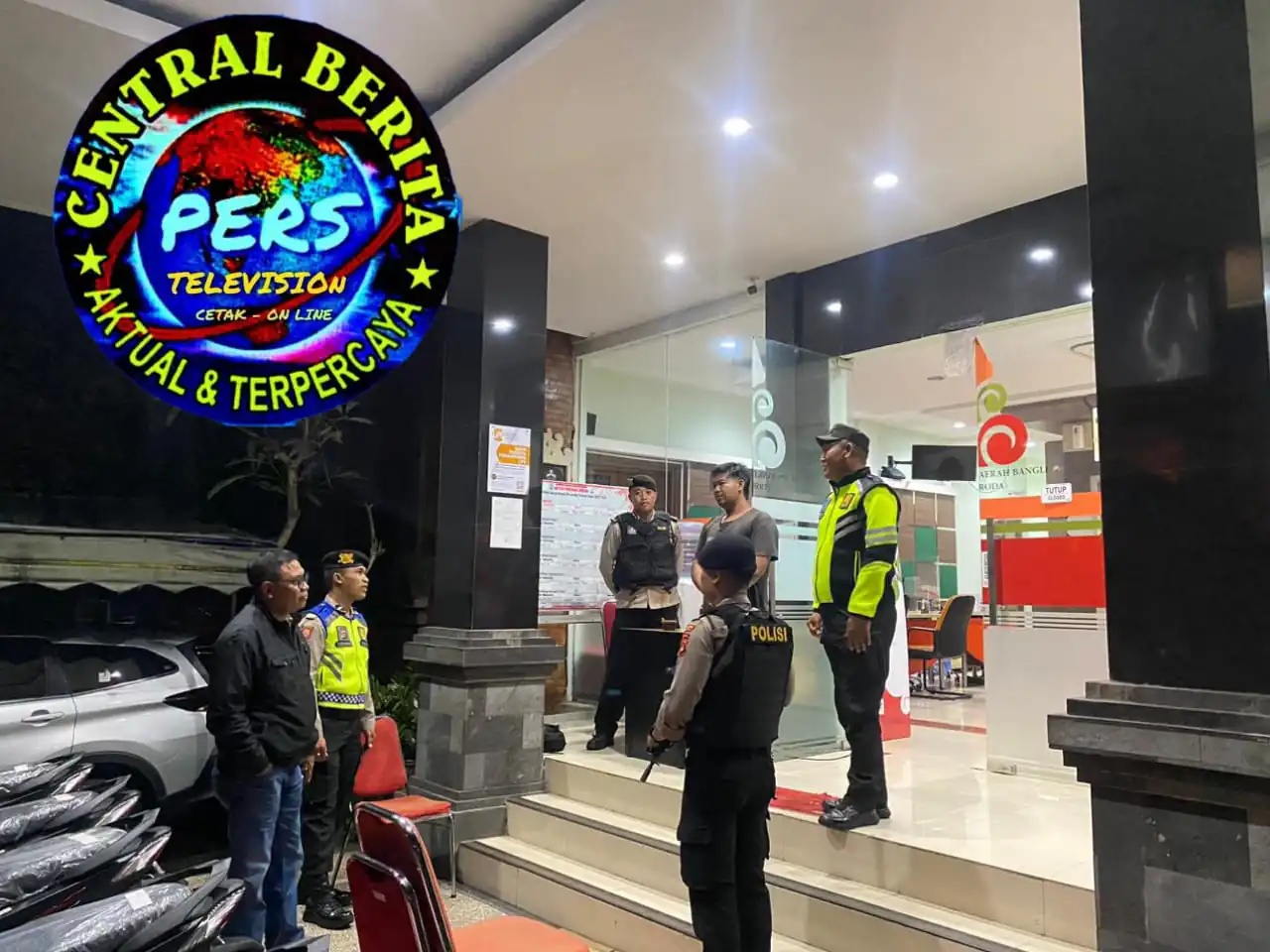 Menjaga Situasi Tetap Kondusif, Polsek Bangli Tingkatkan Kegiatan Blue Light Patrol