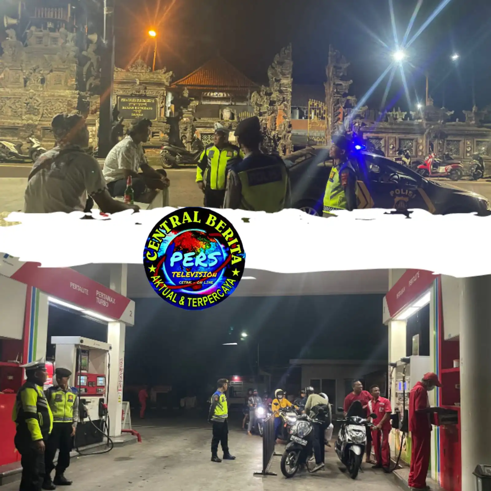 Menjaga Situasi Tetap Kondusif, Polsek Bangli Tingkatkan Kegiatan Blue Light Patrol
