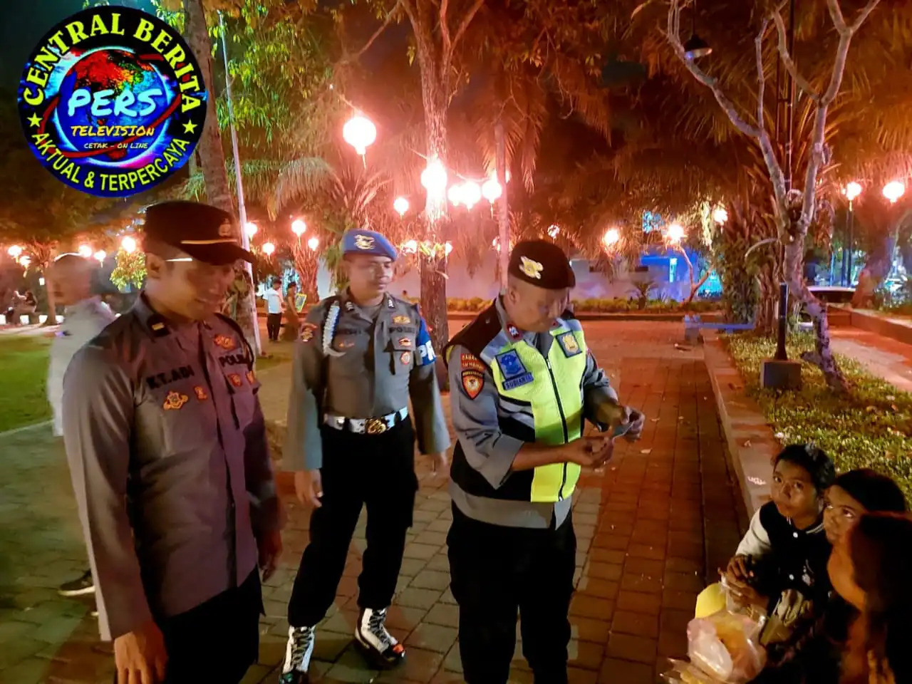 Pastikan Malam Umanis Galungan Aman, Polres Tabanan Gelar Blue Light Patrol Gabungan Tiga Pilar
