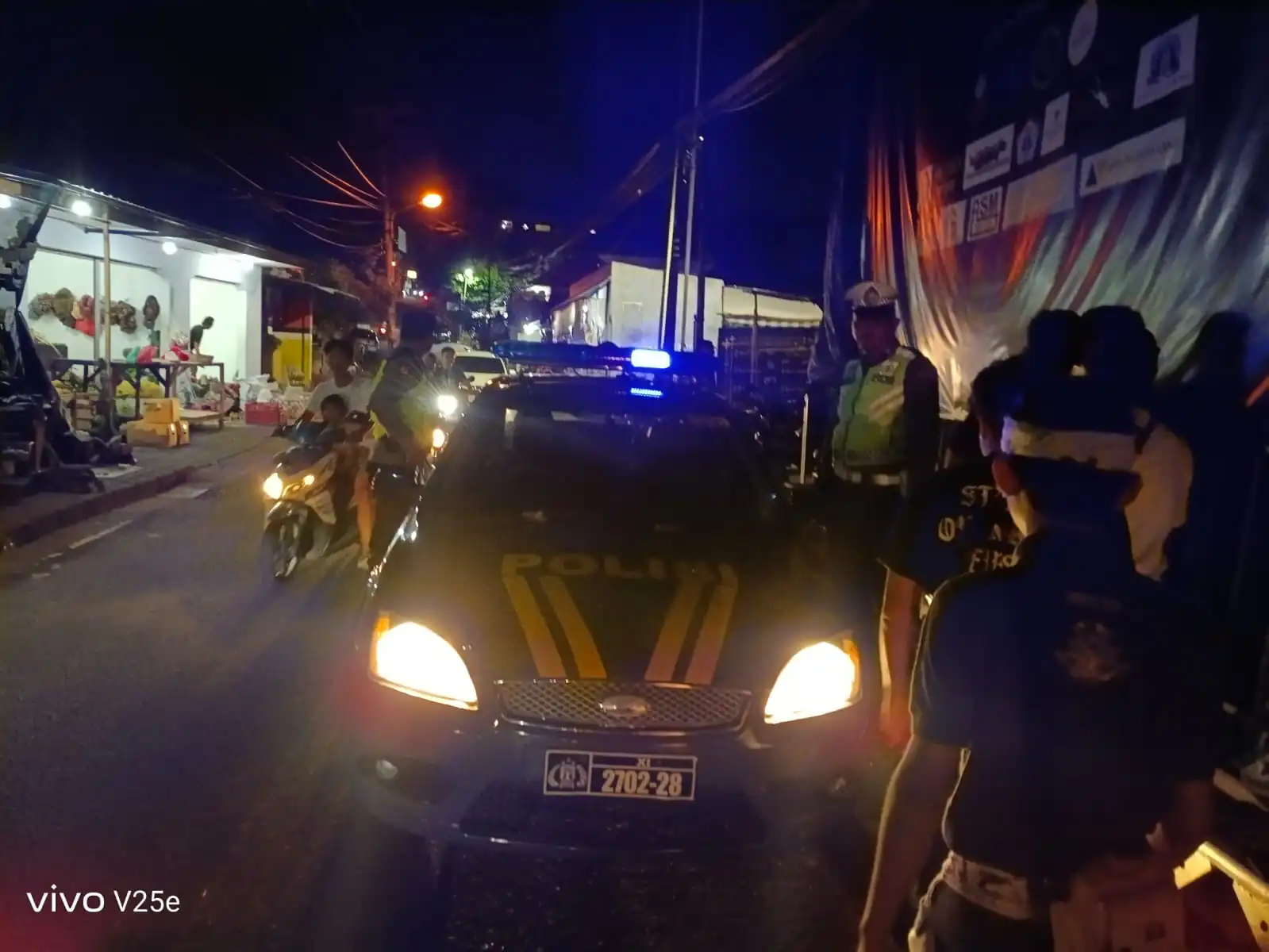Ciptakan Kamtibmas Kondusif, Polsek Kuta Selatan Gelar KRYD dan Blue Light jelang perayaan Nyepi