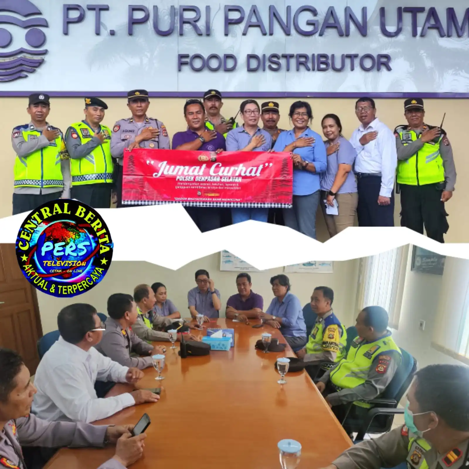 Jumat Curhat, Polsek Densel Bersama Karyawan PT. Puri Pangan Utama