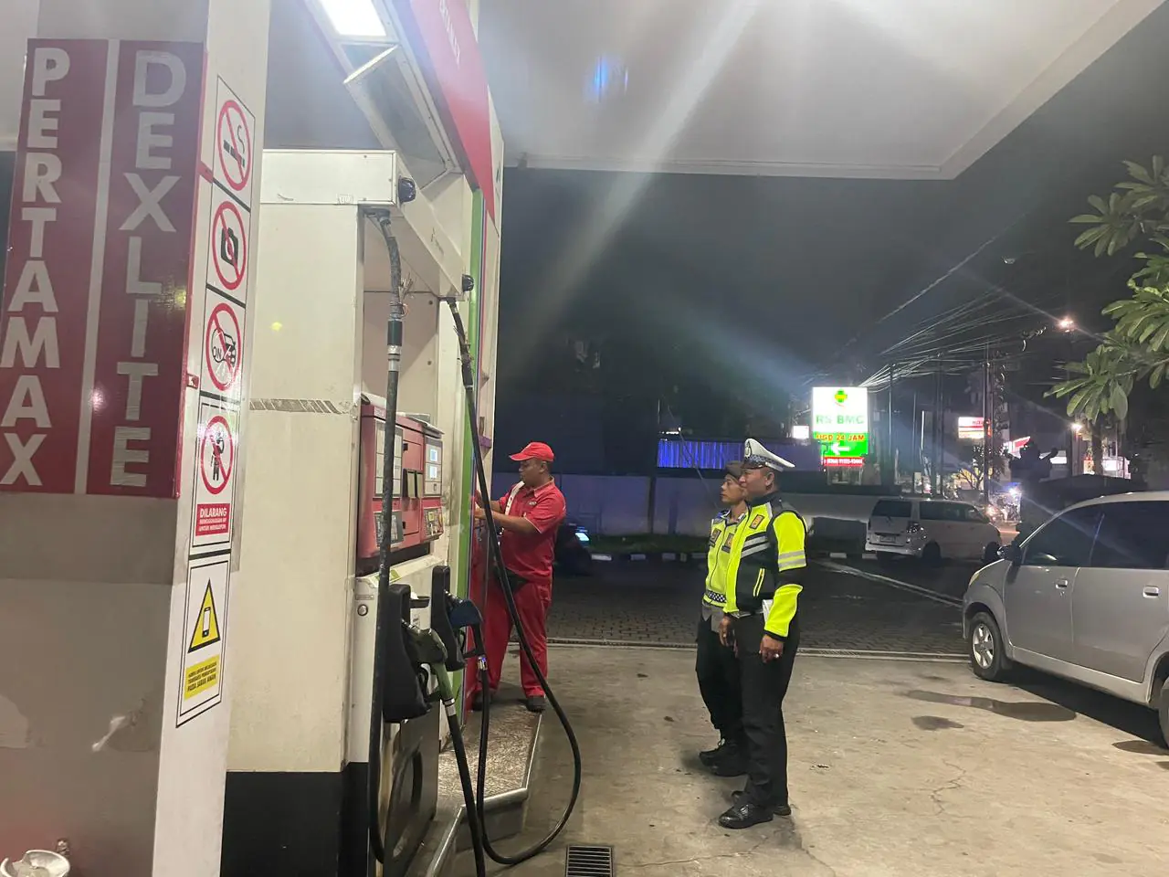 Jaga Situasi Tetap Kondusif, Polsek Bangli Tingkatkan Kegiatan Blue Light Patrol