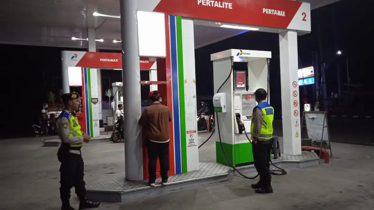 Jaga Situasi Tetap Kondusif, Polsek Bangli Tingkatkan Kegiatan Blue Light Patrol