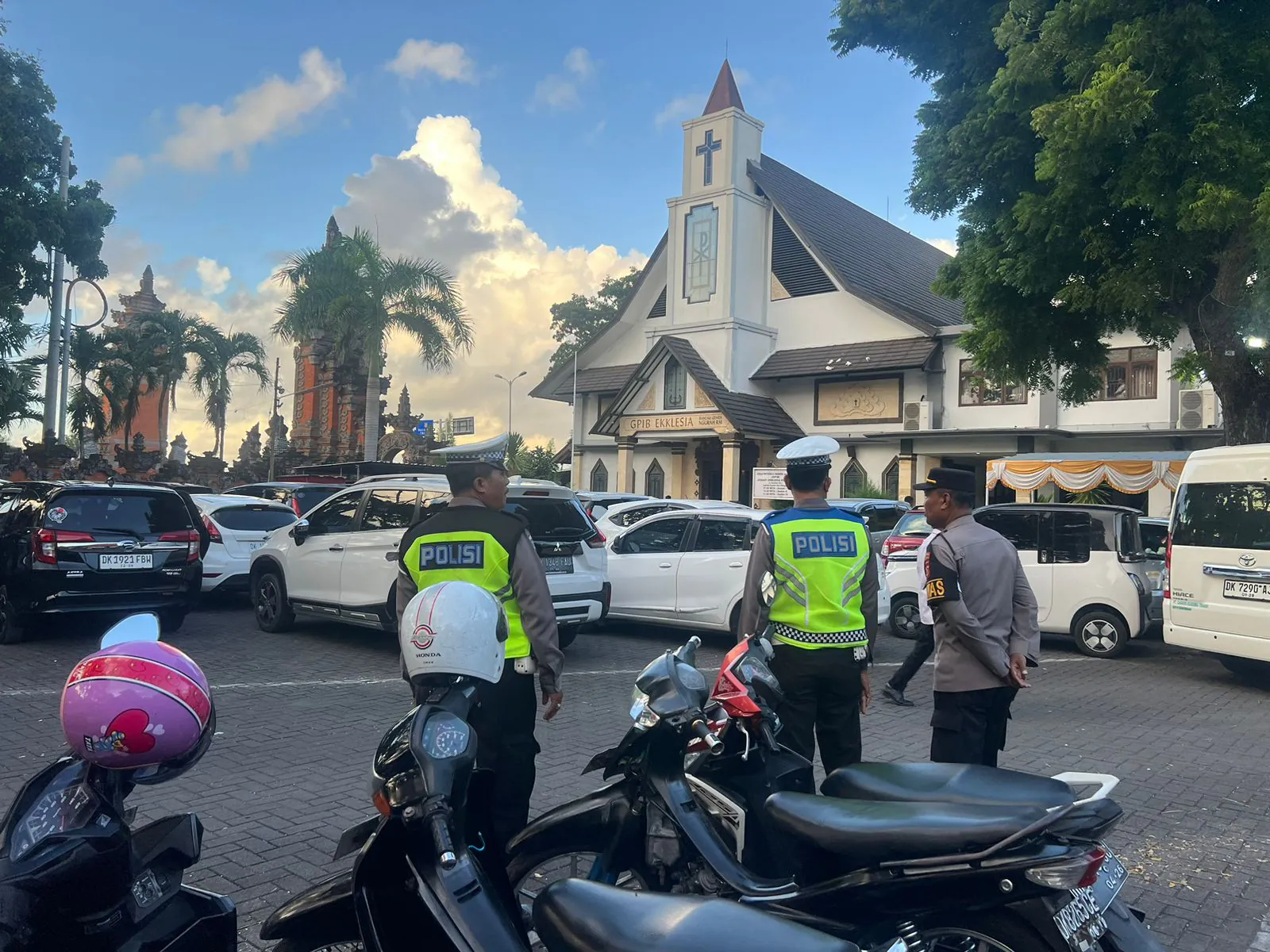 Kegiatan Ibadah Gereja Ekklesia, Polres Bandara Ngurah Rai Siapkan Pengamanan