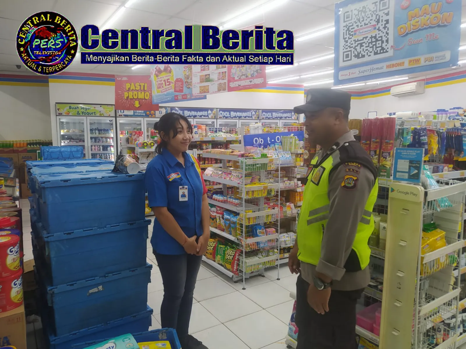 BLUE LIGHT ANTISIPASI KEJAHATAN DIMALAM HARI PERSONIL POLSEK SUSUT MELAKSANAKAN KEGIATAN PATROLI BLUE LIGHT.